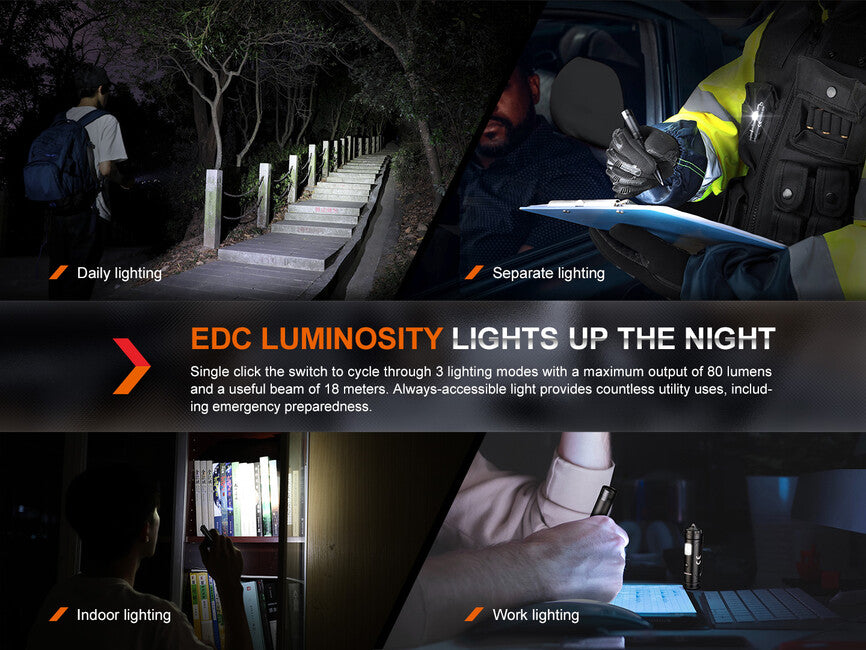 Fenix T6 тактически химикал с LED батерия, синьо