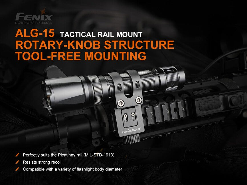 Fenix ALG-15 странична монтаж фенер на оръжейна шина