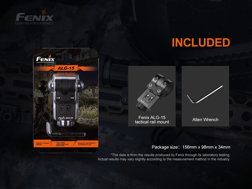 Fenix ALG-15 странична монтаж фенер на оръжейна шина