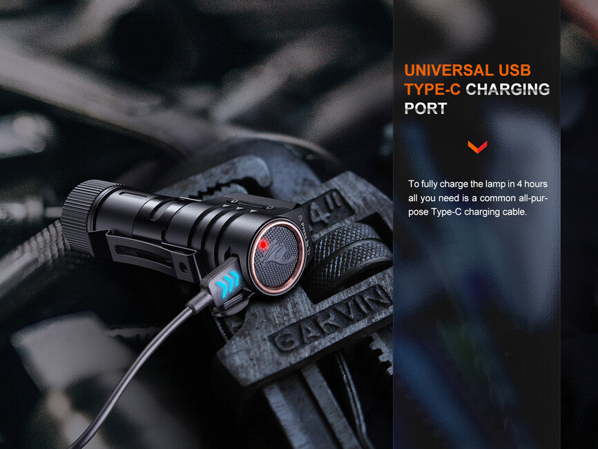 Fenix HM71R фенер за глава с батерия
