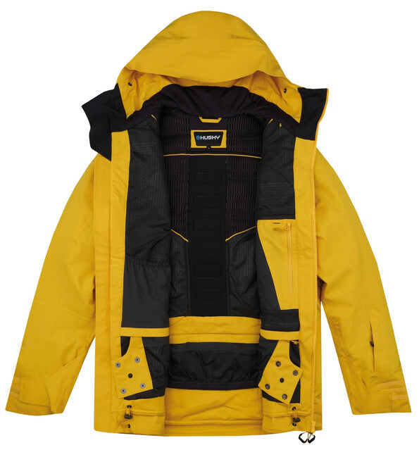 HUSKY Gomez men's ski jacket, yellow