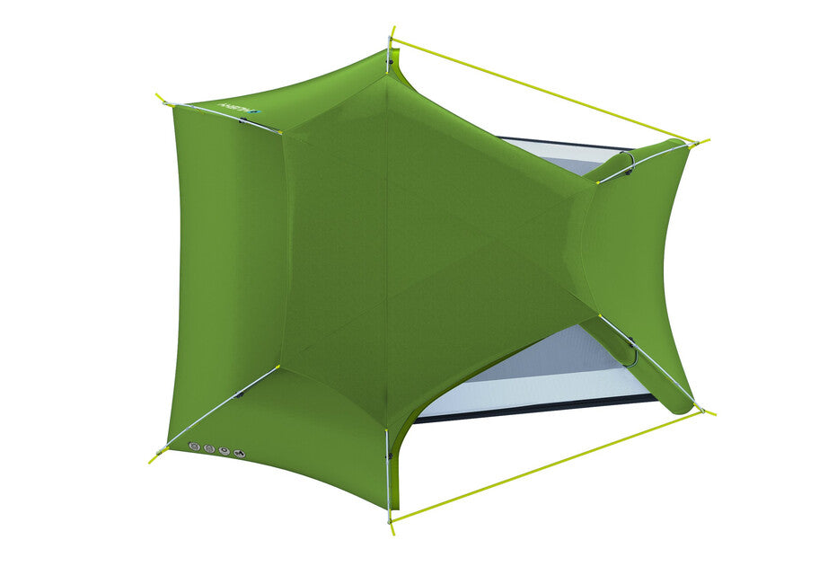 HUSKY Sawaj Triton 3 палатка Ultralight, зелена
