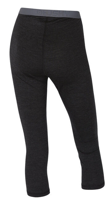 HUSKY Merino термобелье 3/4 панталон дамски, черна