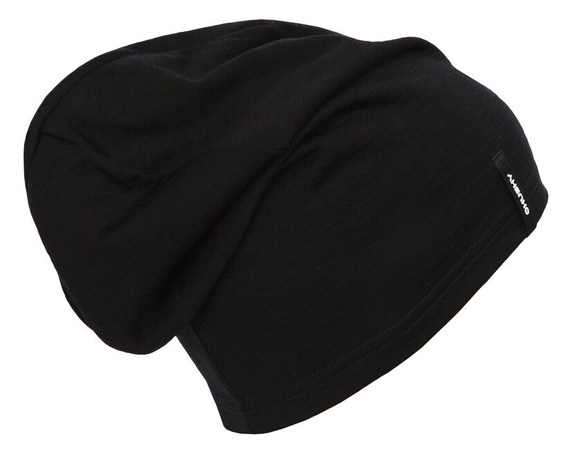 HUSKY Merhat мериноска шапка, черна