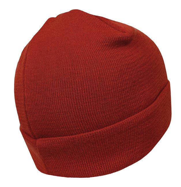 HUSKY Merhat 1 men's merino beanie, brick red