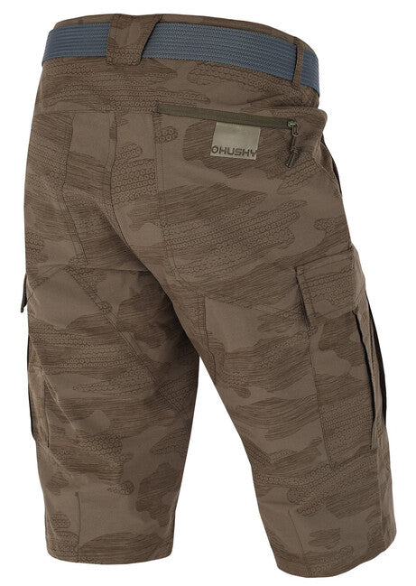 HUSKY Kalfer men's functional shorts, dark khaki