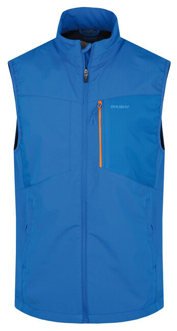 HUSKY Salien men's softshell vest M, neon blue