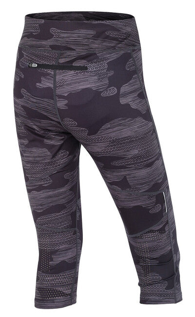 HUSKY Darby 3/4 γυναικείο αθλητικό παντελόνι, μαύρο