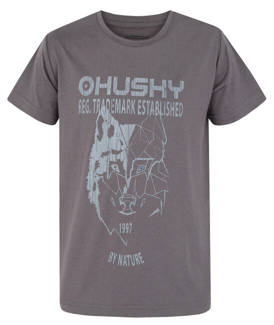 HUSKY Tash K kids' functional t-shirt, dark stone