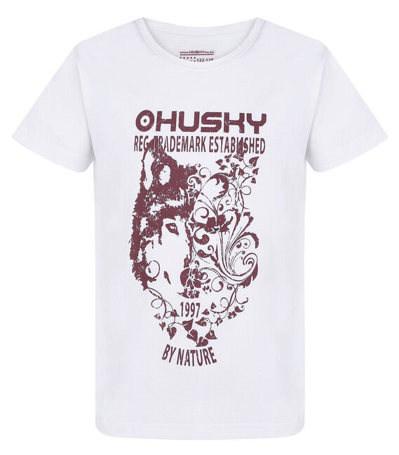 HUSKY Tash K функционална тениска детска, бяла