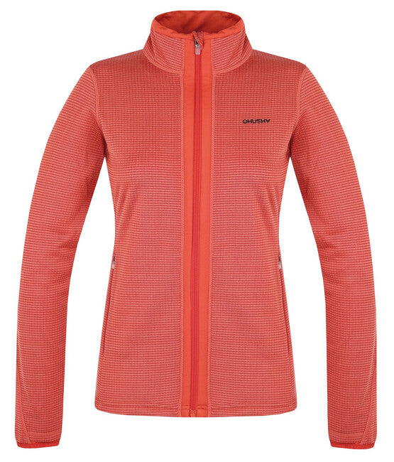 HUSKY Artic Zip дамски суитшърт с цип, червено