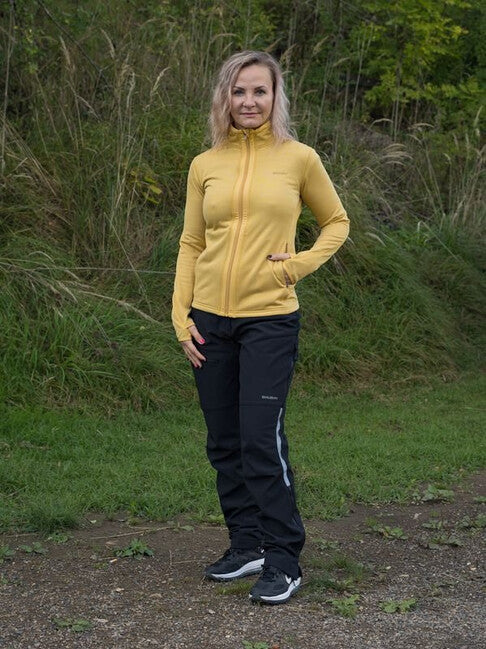 HUSKY Artic Zip дамски суитшърт с цип, жълто