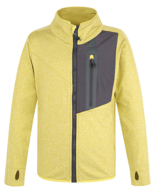 HUSKY Ane K kids' zip hoodie, lime green