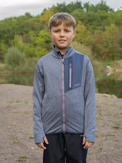 HUSKY Ane K kids' zip hoodie, dark blue