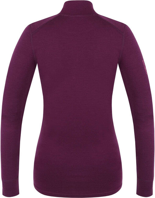 HUSKY Aron Zip дамски мерино суитшърт, deep magenta