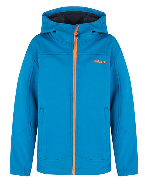HUSKY Simbo K kids' softshell jacket, blue