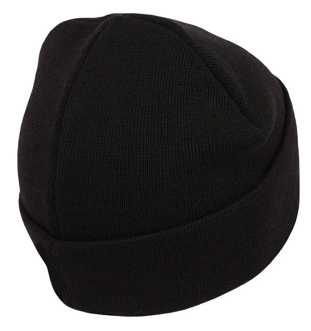 HUSKY Merhat 6 otroška merino kapa, črna