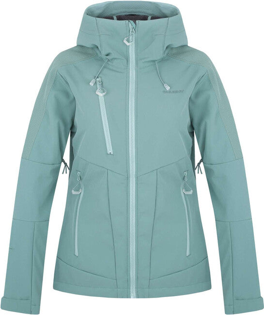 HUSKY Sevan γυναικείο softshell μπουφάν, γκρι πράσινο