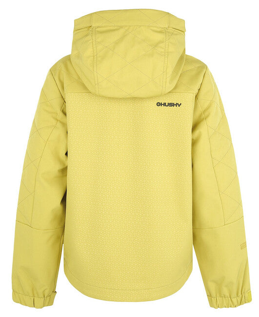 HUSKY Salex K софтшел яке детско, лимонено зелено