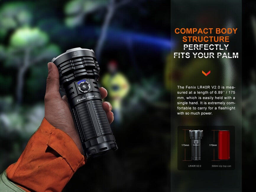 Fenix LR40R V2.0 фенер светодиоден с акумулаторна батерия