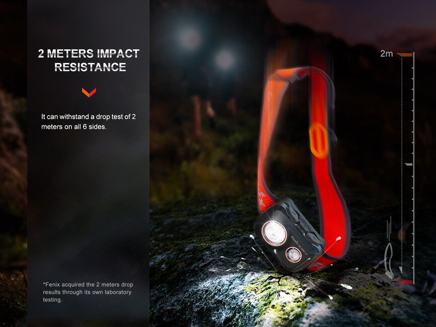 Fenix HL32R-T фенер за глава, червена