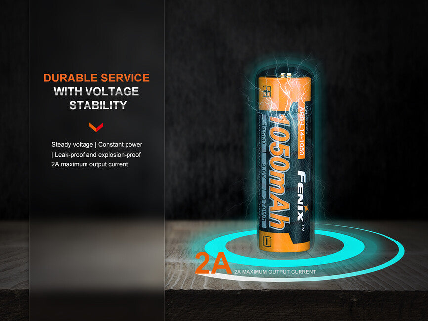 Fenix 14500 батерия 1050 mAh (Li-Ion)