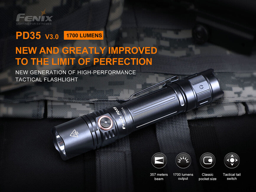 Fenix PD35 V3.0 фенер, зелена тропически