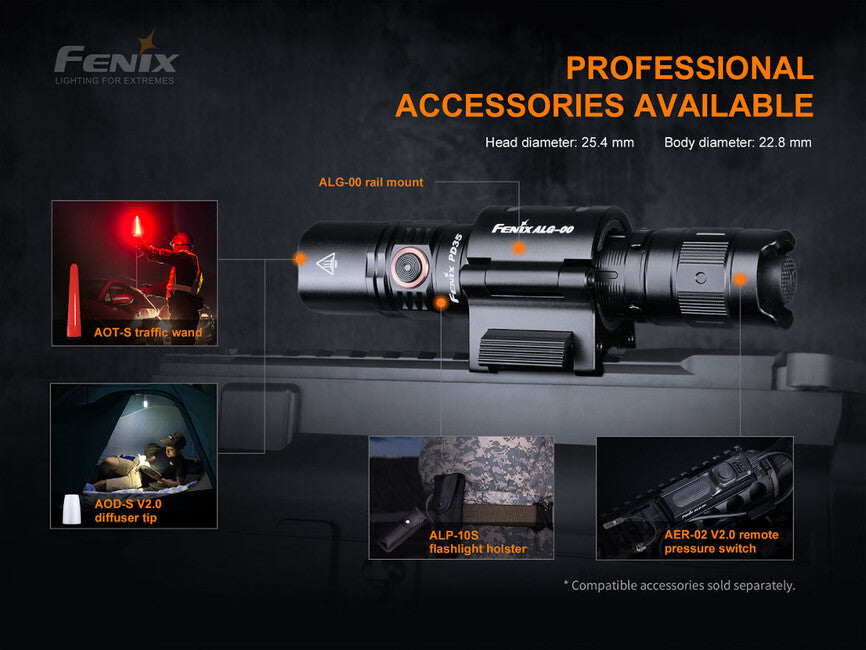 Fenix PD35 V3.0 фенер, зелена тропически