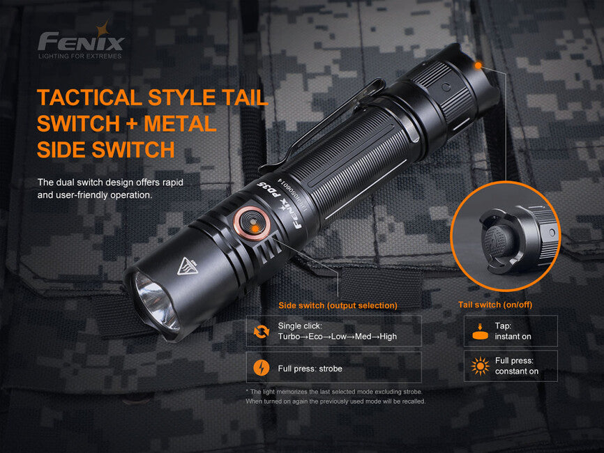 Fenix PD35 V3.0 фенер, зелена тропически