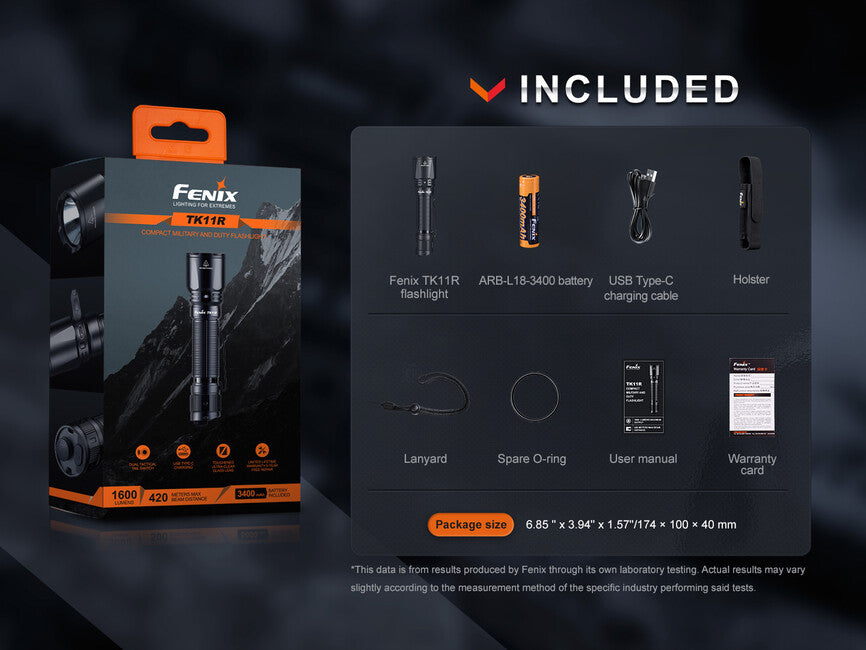Fenix TK11R фенер LED с възможност за зареждане