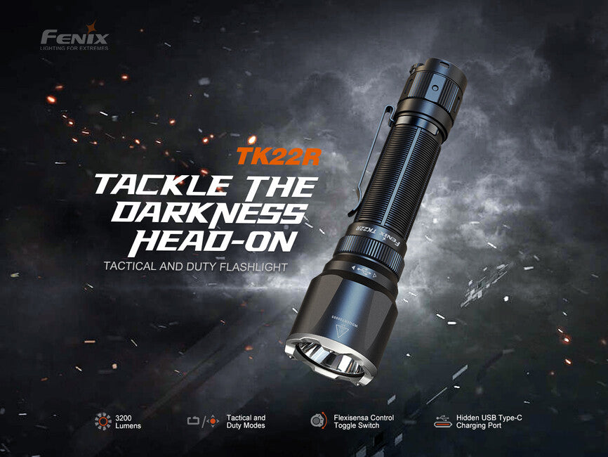 Fenix TK22R презареждащ се тактически фенер