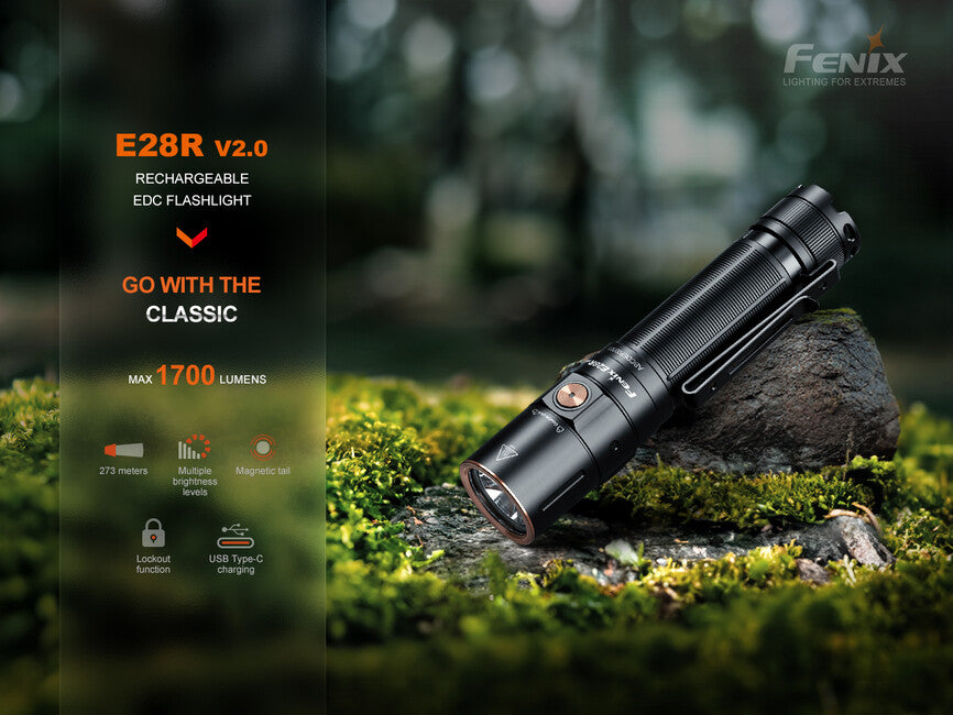 Fenix E28R V2.0 акумулаторен фенер