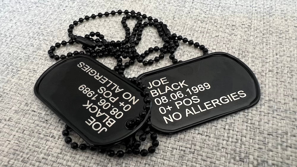 O&T Dog Tags гравиране на щитки