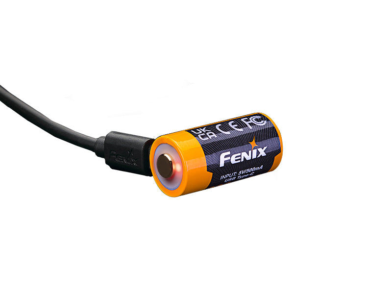 Fenix RCR123A преносима батерия USB-C Li-ion, 800 mAh