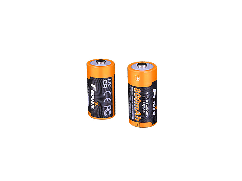Fenix RCR123A преносима батерия USB-C Li-ion, 800 mAh