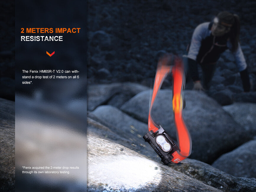 Fenix HM65R-T V2.0 акумулаторна фенер за глава, небула