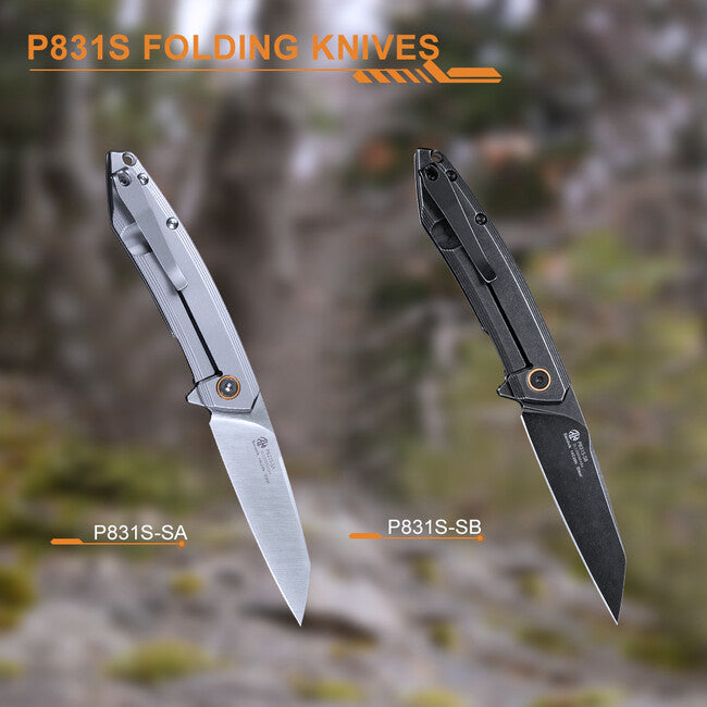 Ruike P831S нож, сребрист
