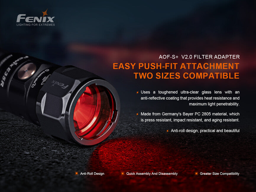 Fenix AOF-S+ V2.0 червен филтър
