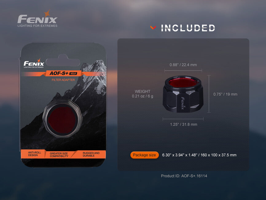 Fenix AOF-S+ V2.0 червен филтър