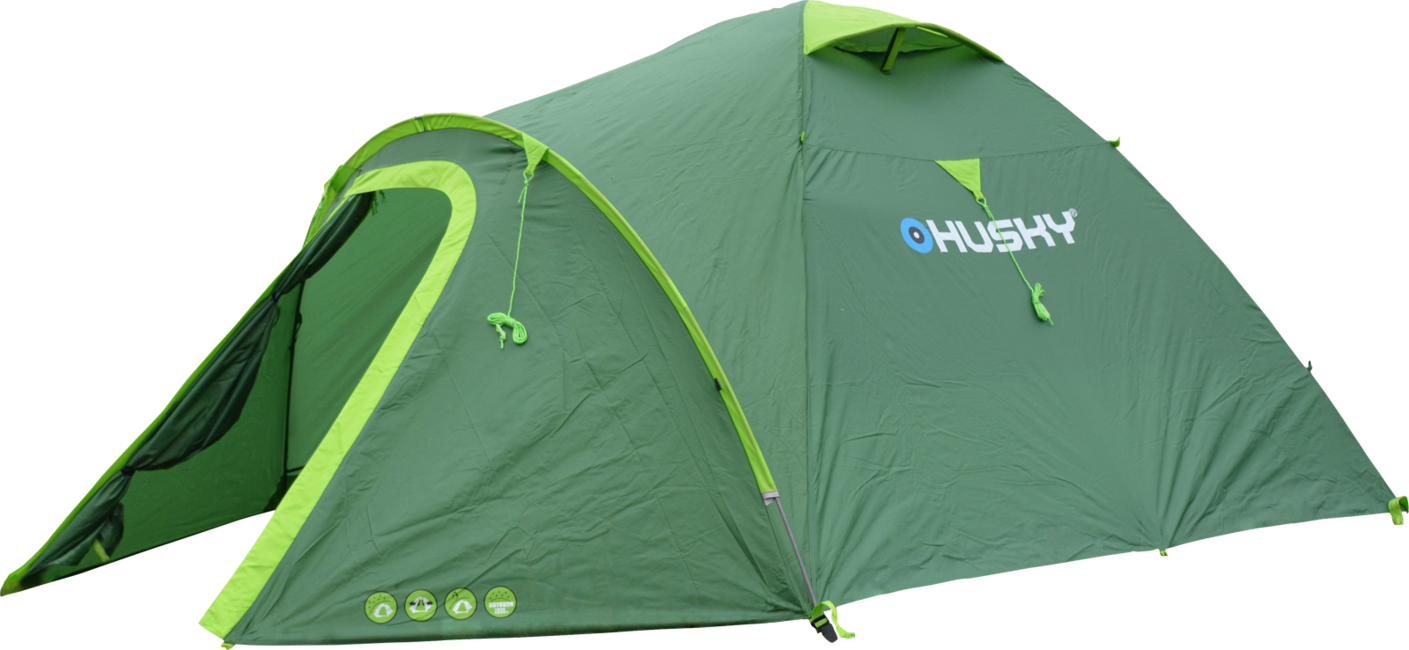 HUSKY Bizon 3 Plus палатка за открито, светло зелена