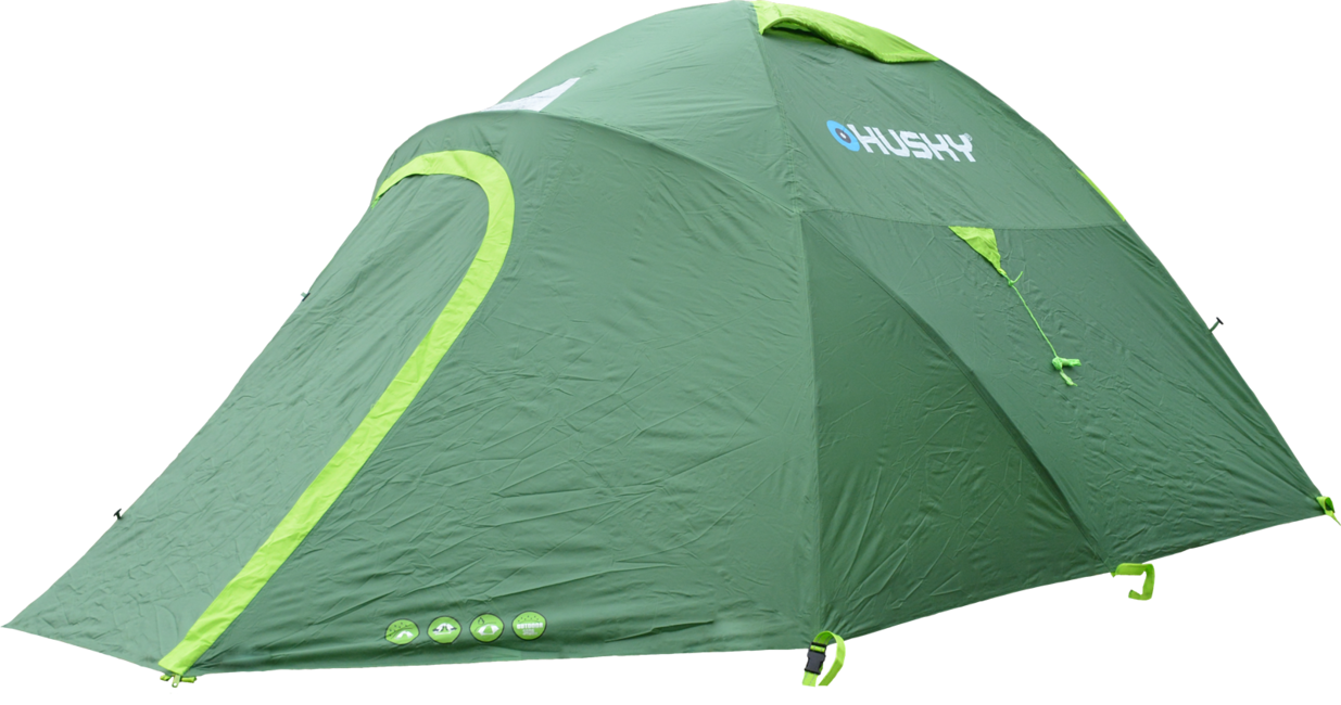 HUSKY Bonelli 3 палатка аутдор, светлозелена