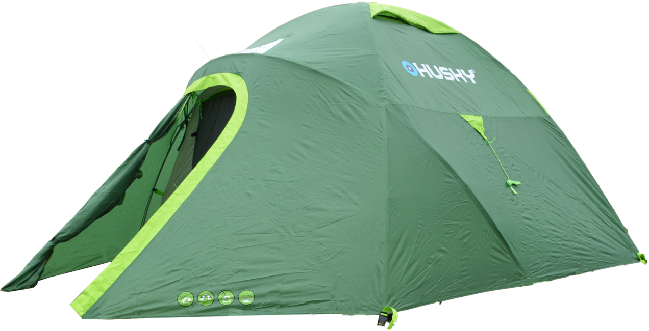 HUSKY Bonelli 3 палатка аутдор, светлозелена