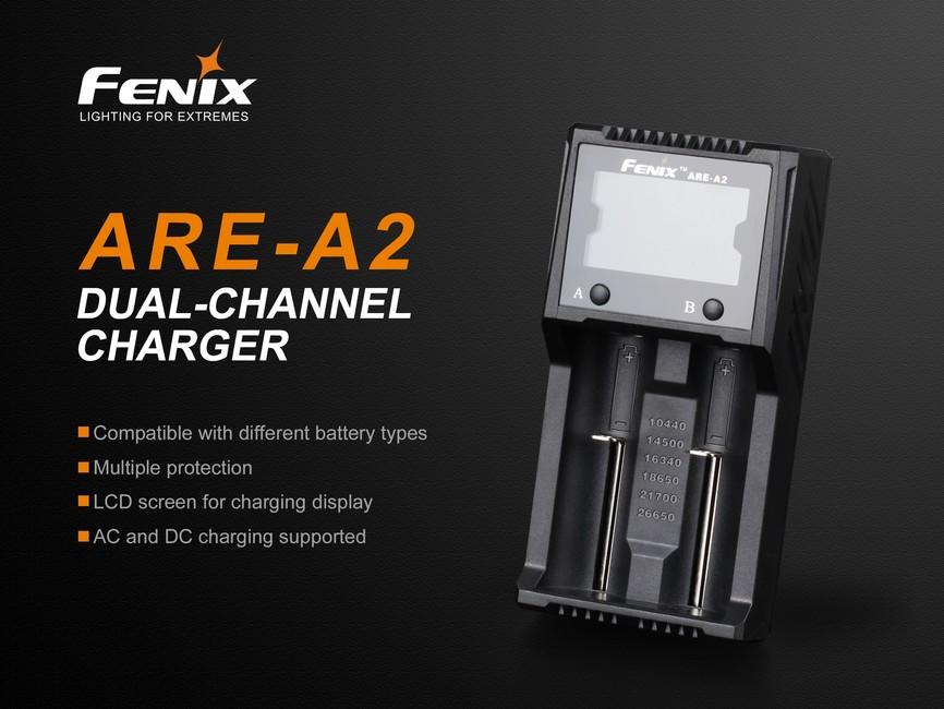 Fenix ARE-A2 зарядно устройство (Li-ion, NiMH)