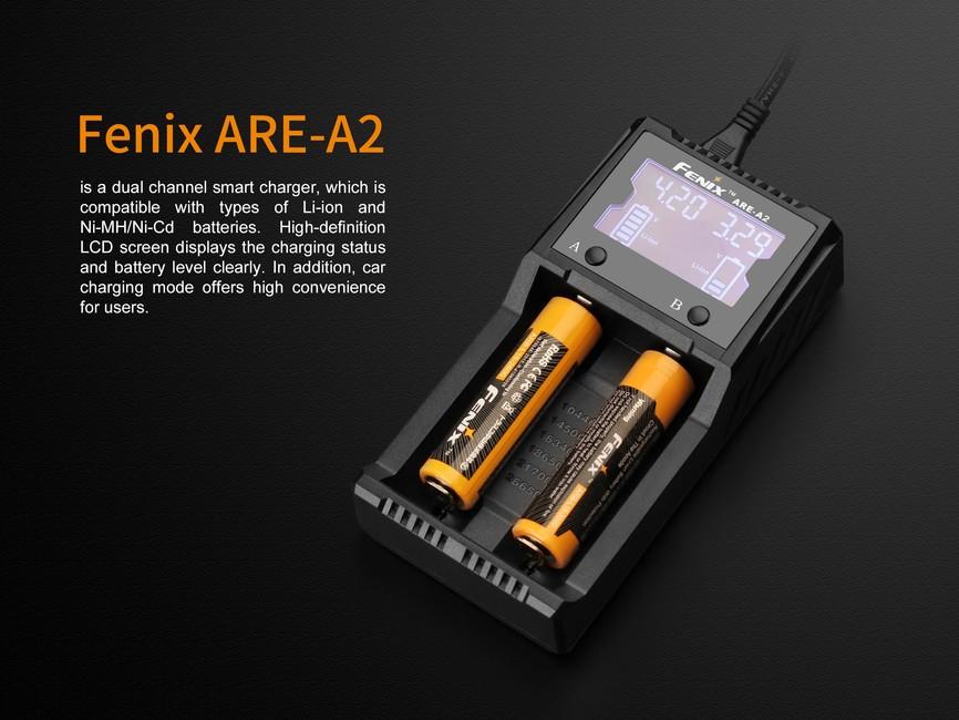 Fenix ARE-A2 зарядно устройство (Li-ion, NiMH)