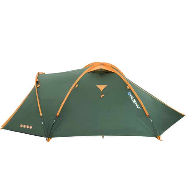 HUSKY Outdoor Bizon 4 палатка класически, зелена