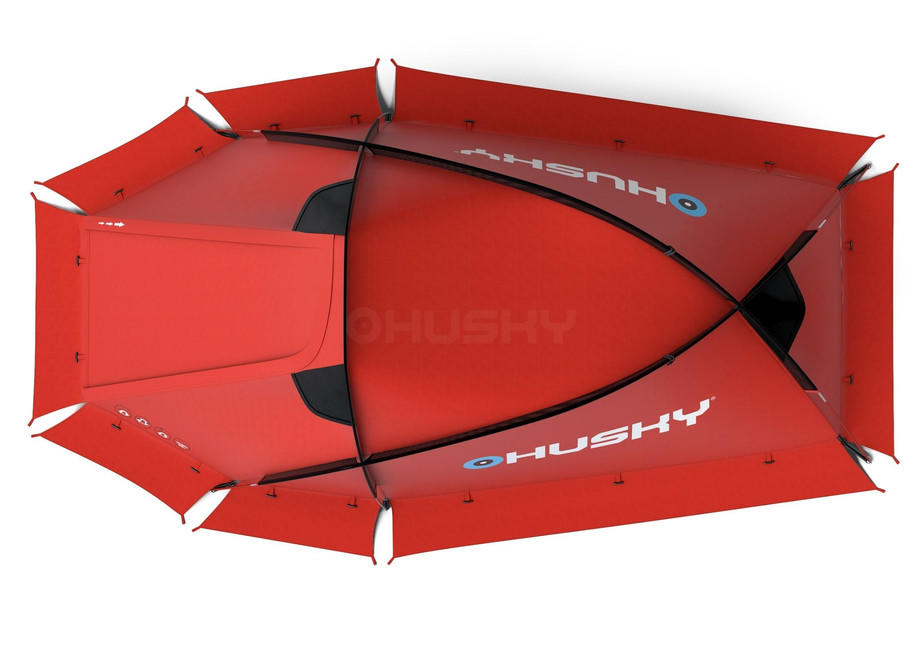 HUSKY Extreme Flame 1 палатка, червена