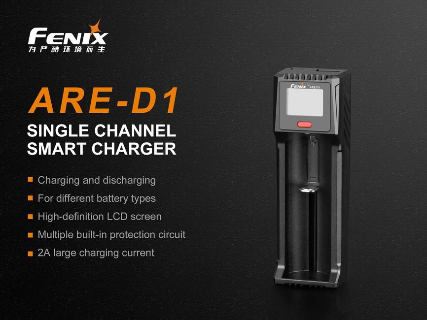 Fenix ARE-D1 USB зарядно устройство Li-ion, NiMH
