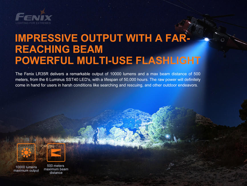 Fenix LR35R акумулаторен фенер