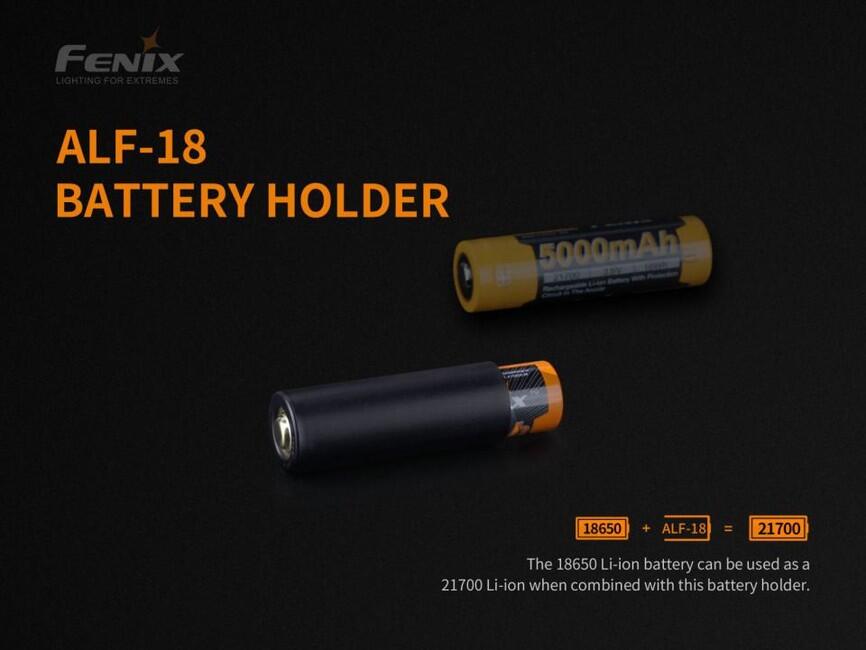 Fenix Alf-18 редукция на акумулатор 21700