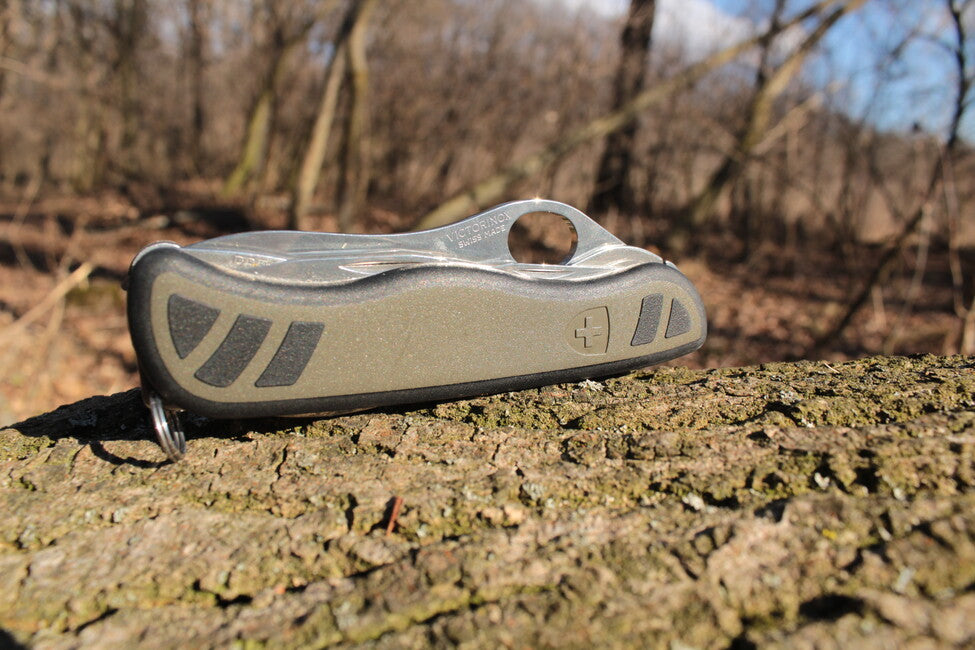 Victorinox Swiss Army джобен нож 111mm, зелено-черен